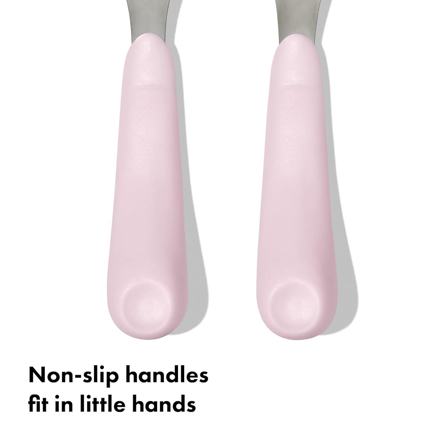 OXO Tot Fork and Spoon Set - Blossom