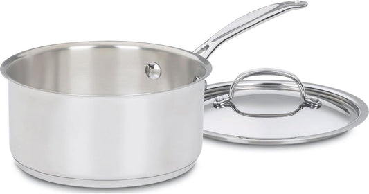 Cuisinart 719-18 Chef's Classic Stainless 2-Quart Saucepan with Cover