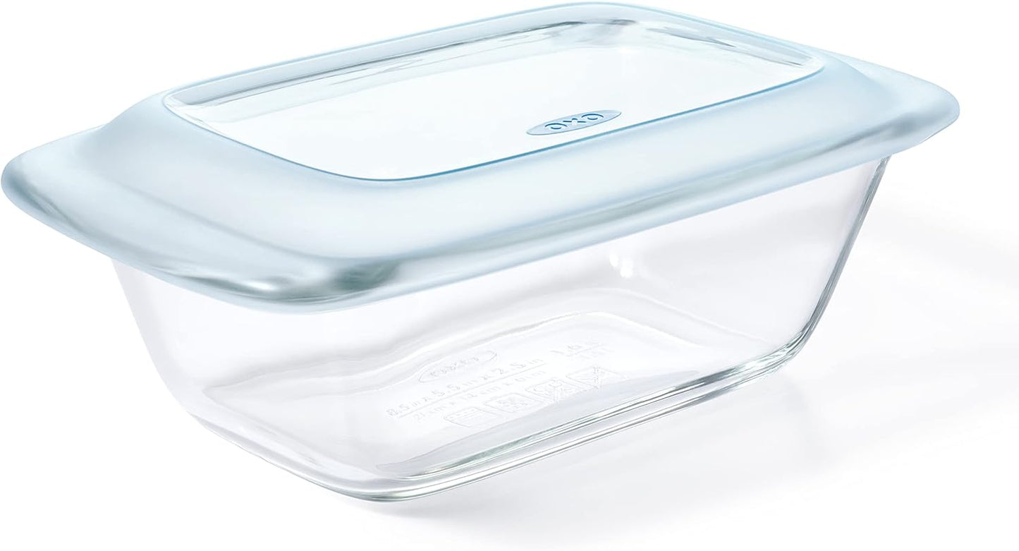 OXO Good Grips GLASS LOAF PAN WITH LID