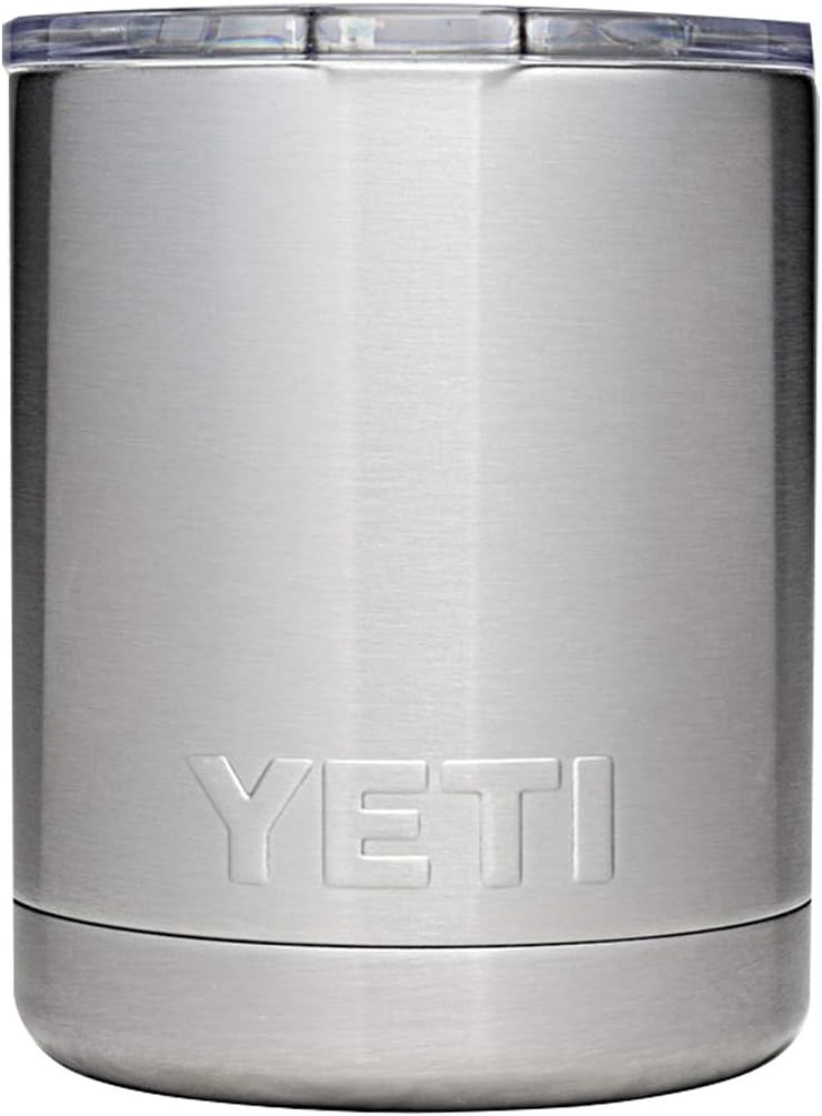 YETI Rambler 10 oz Lowball, Vacuum Insulated, Stainless Steel with MagSlider Lid