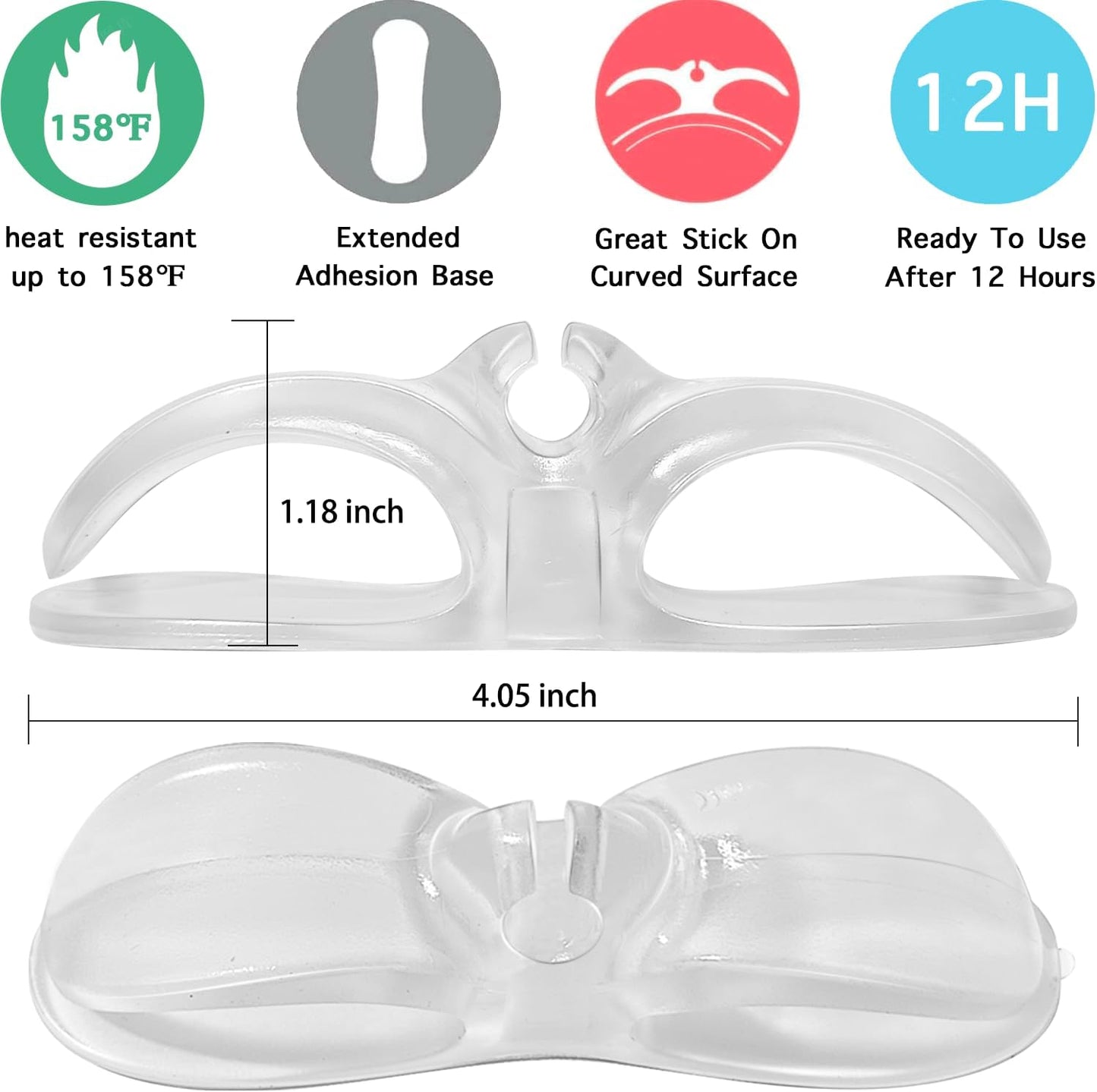 Cord Organizer for Kitchen Appliances - Clear 6PCS