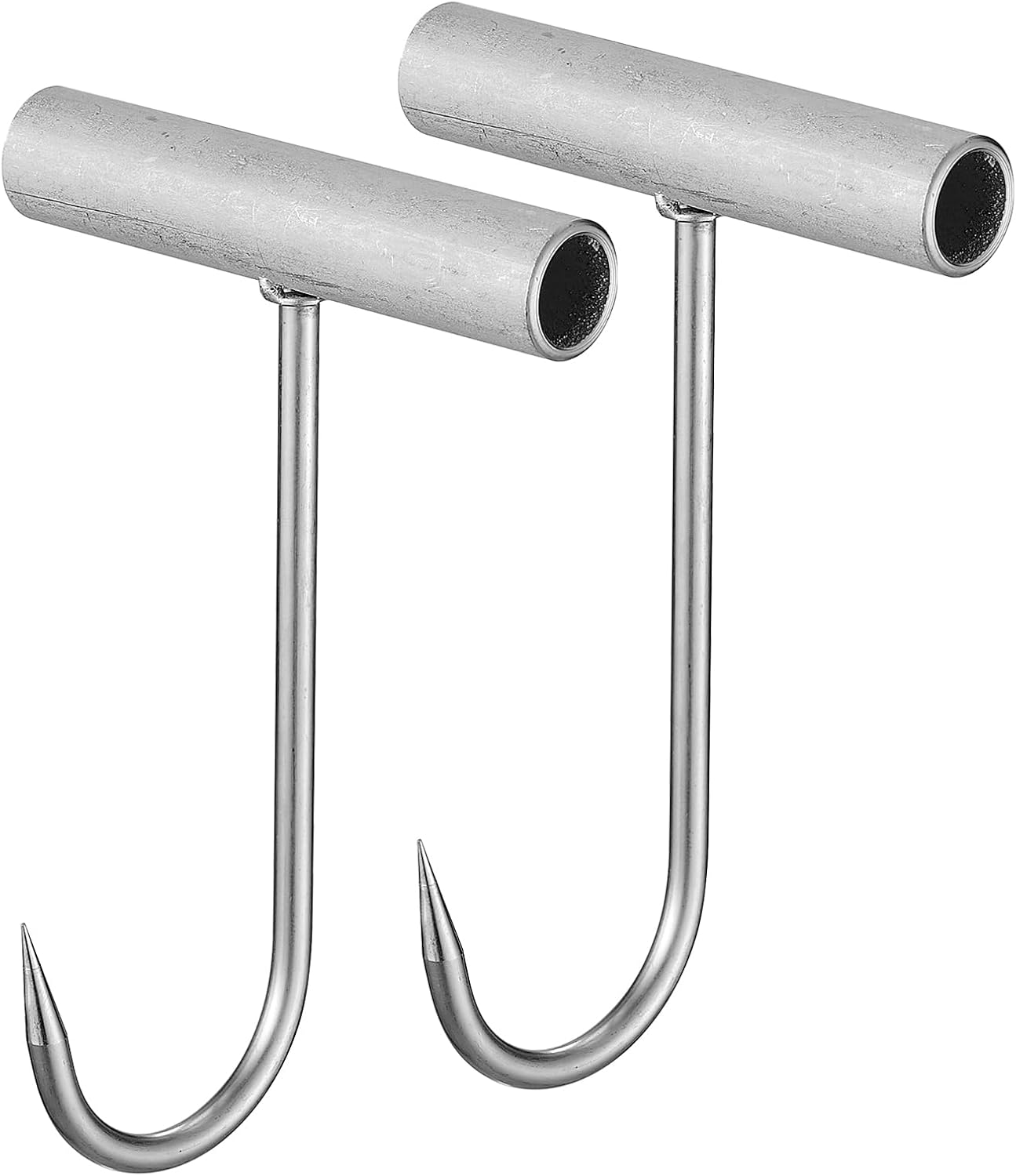 ARTOYS Stainless Steel Meat Hook - 2Pcs - T-Shaped Butcher's Hook for Easy Processing,T-Handle Boning Hooks,Great Hook for The Home-Butcher