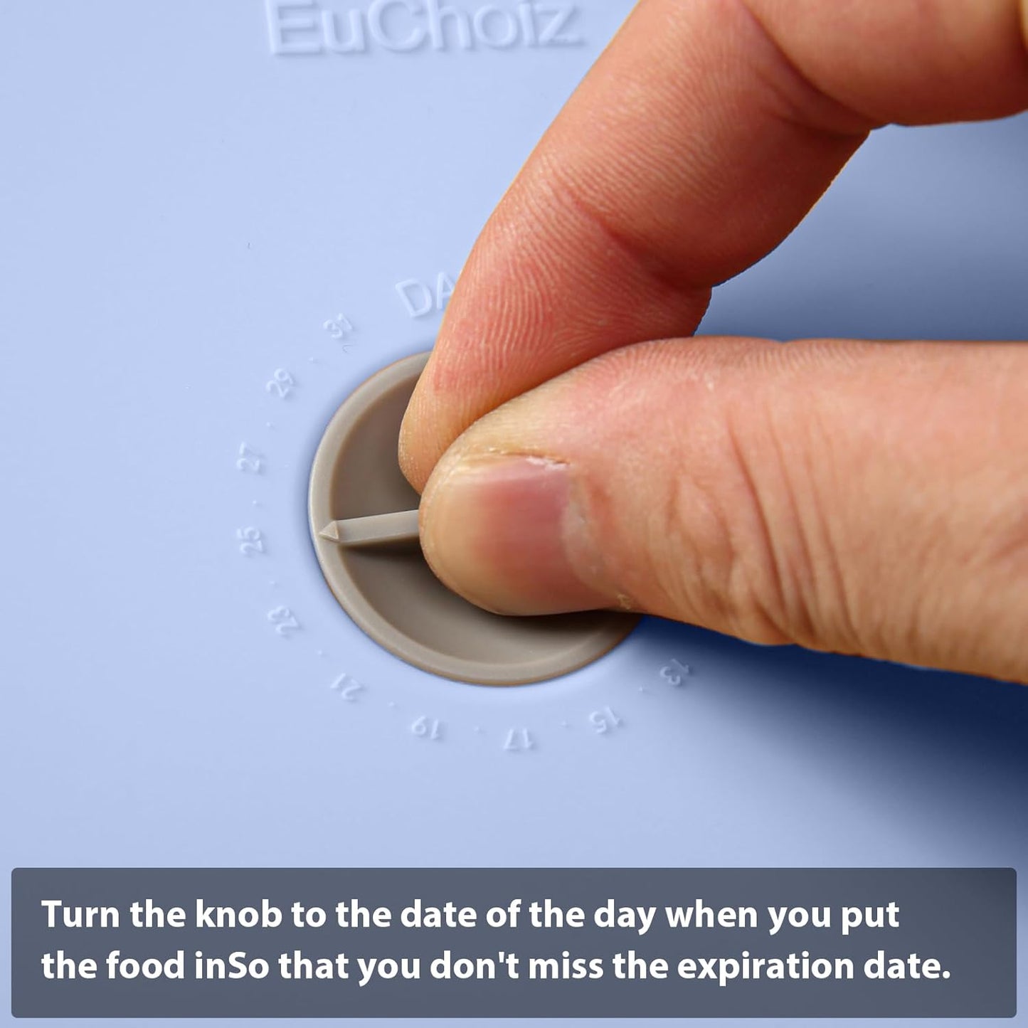 Replacement Lids for Pyrex 7402-PC 7 Cup, Silicone Round Storage Cover Lid for Anchor Hocking Glass Bowl 2 Pack with Date Mark