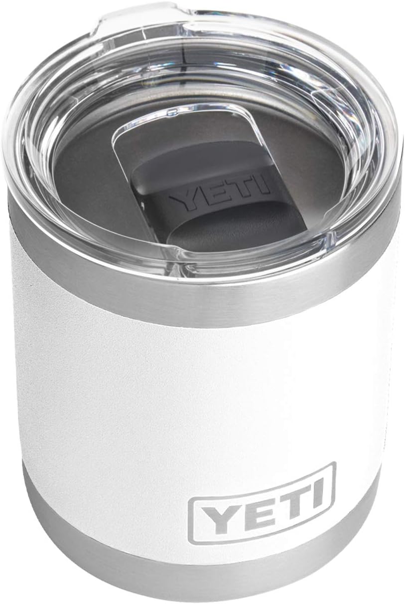 YETI Rambler 10 oz Lowball, Vacuum Insulated, Stainless Steel with MagSlider Lid