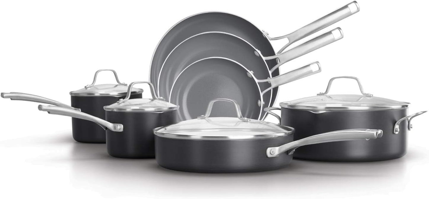 Calphalon® Classic™ Oil-Infused Ceramic 11-Piece Cookware Set