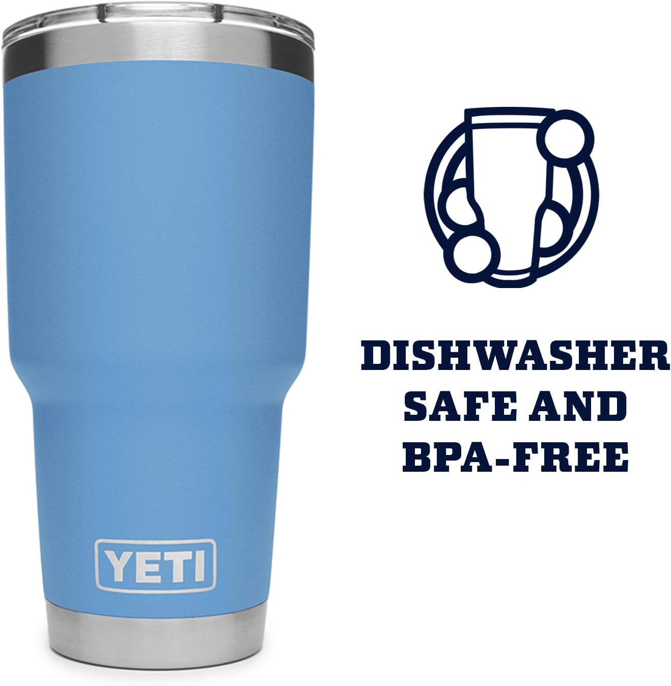 YETI Rambler 30 oz Stainless Steel Vacuum Insulated Tumbler w/MagSlider Lid