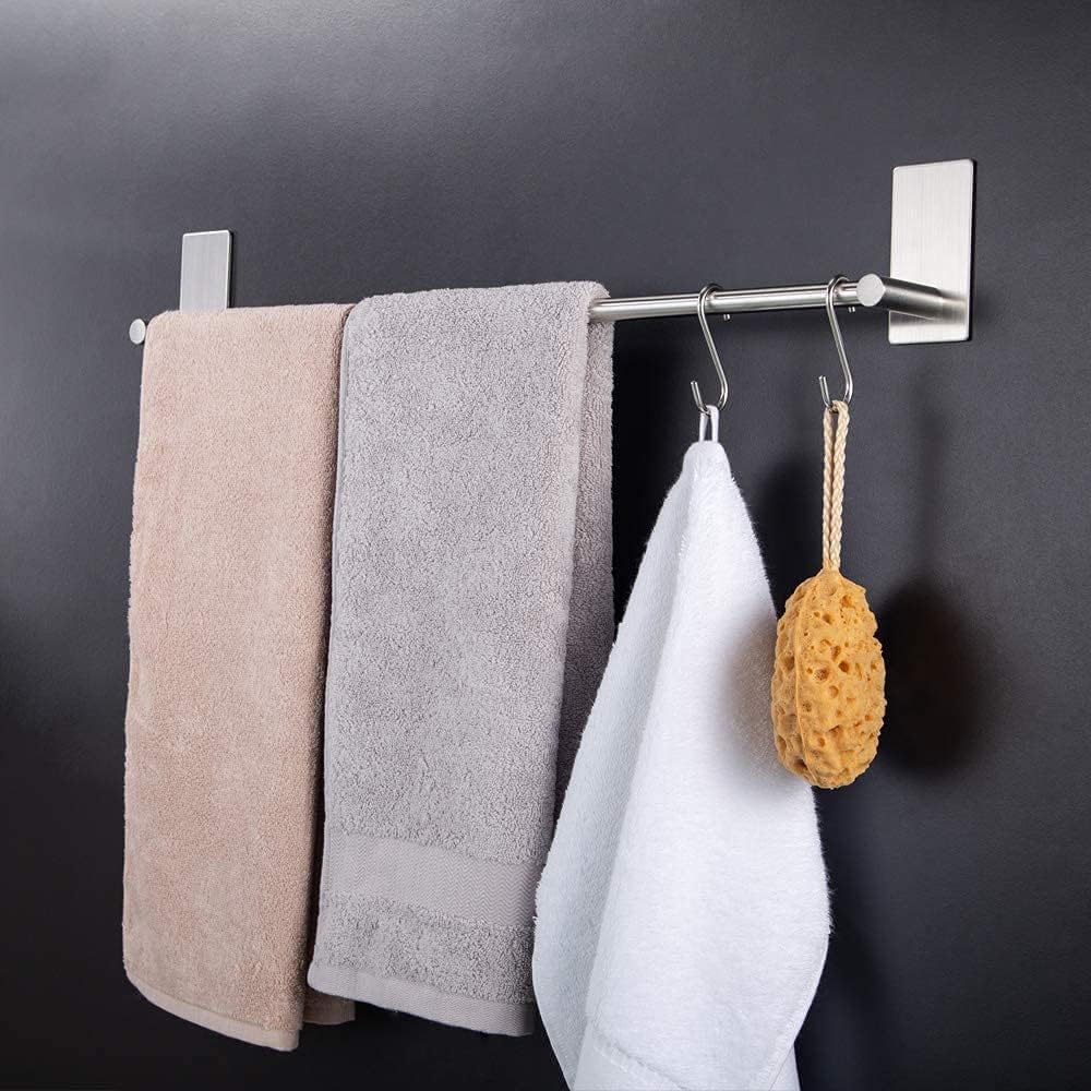 ARTOYS 20-Pack Stainless Steel S Hooks, 3 Inches, 4mm Diameter, 50lbs Load Capacity - Solid Forged, Heavy Duty Hooks for Home, Garage, RV, Outdoor, and Industrial Use