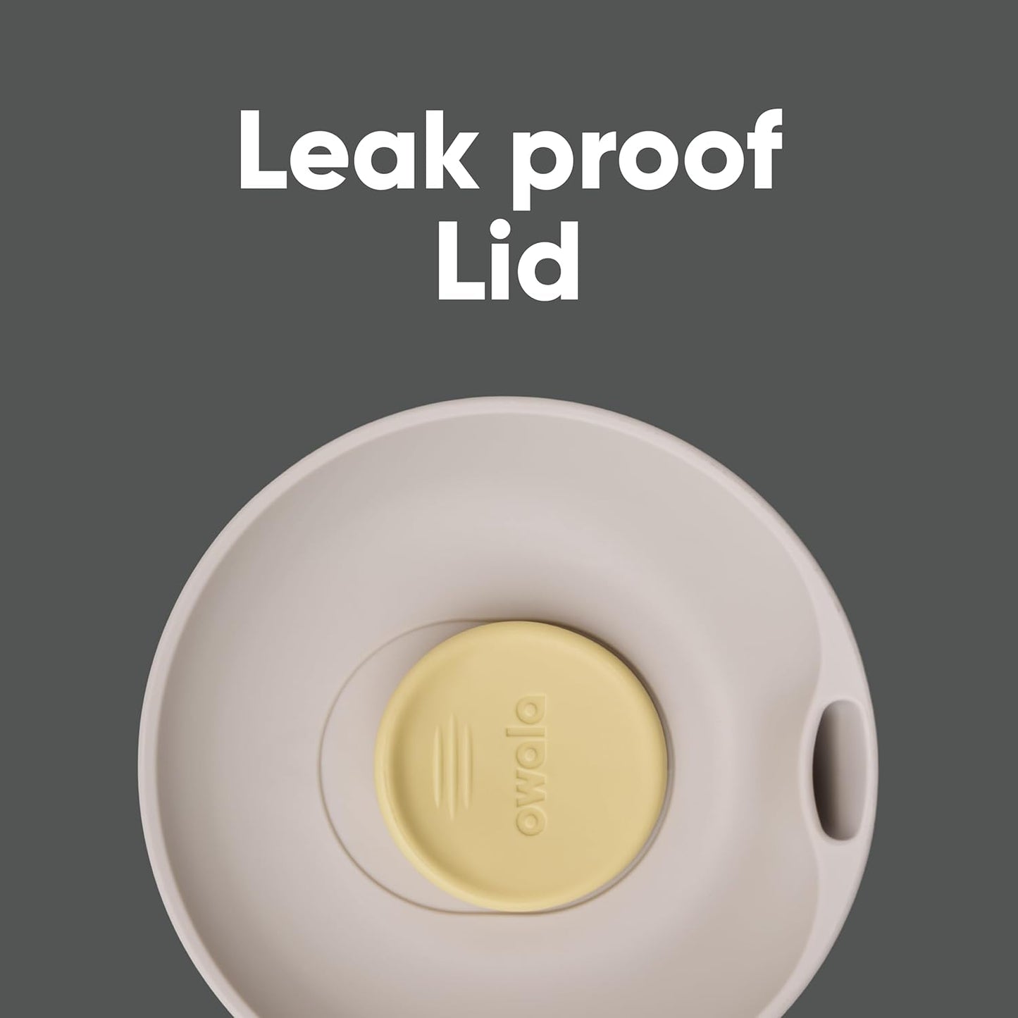 Owala SmoothSip Slider Insulated Stainless Steel Coffee Tumbler, Reusable Iced Coffee Cup, Hot Coffee Travel Mug, BPA Free 20 oz, Grey/Green (Sour Apple)