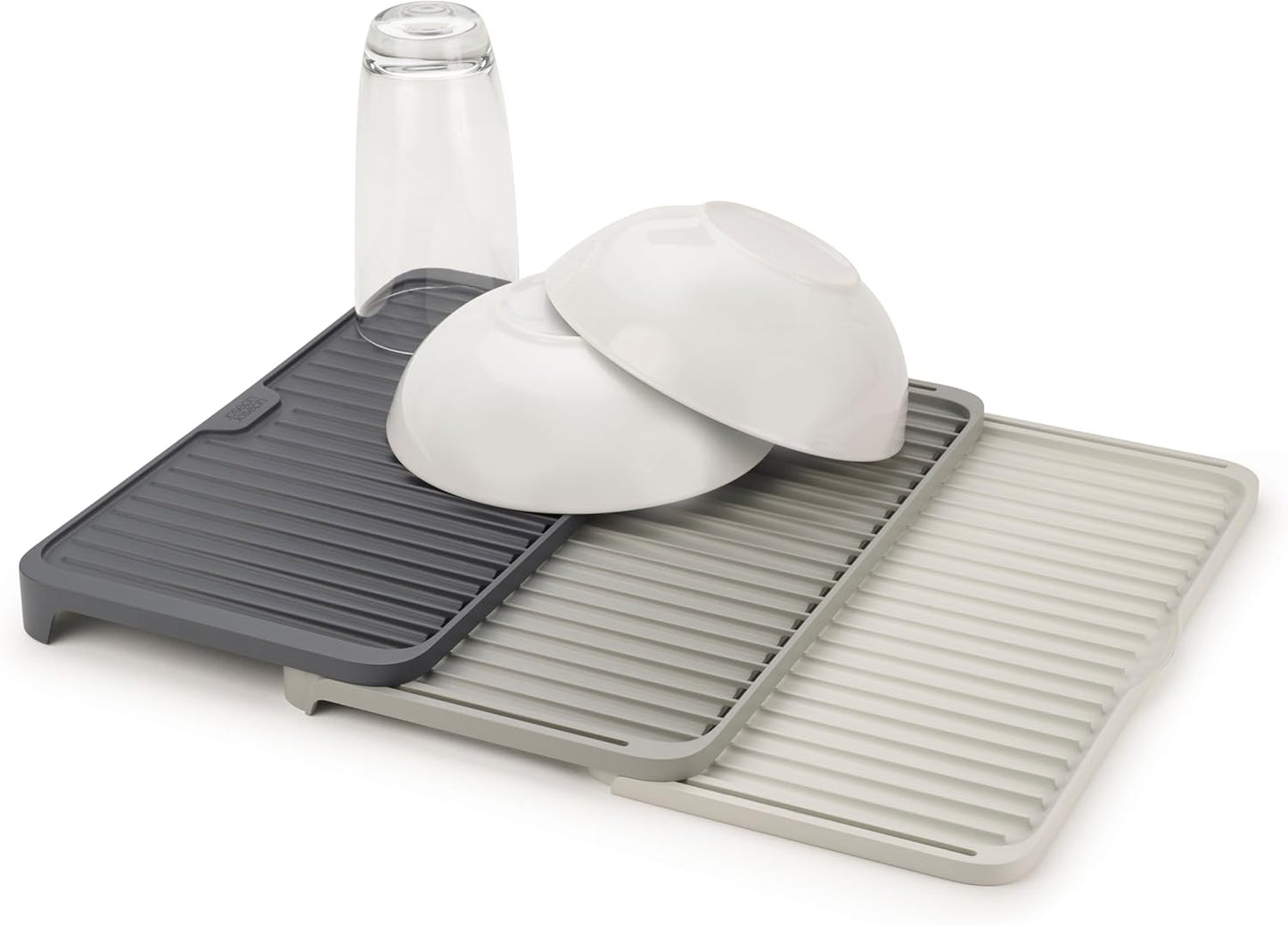 Joseph Joseph Tier Expandable Draining Board, Dish Rack Drainer, Plastic, Grey