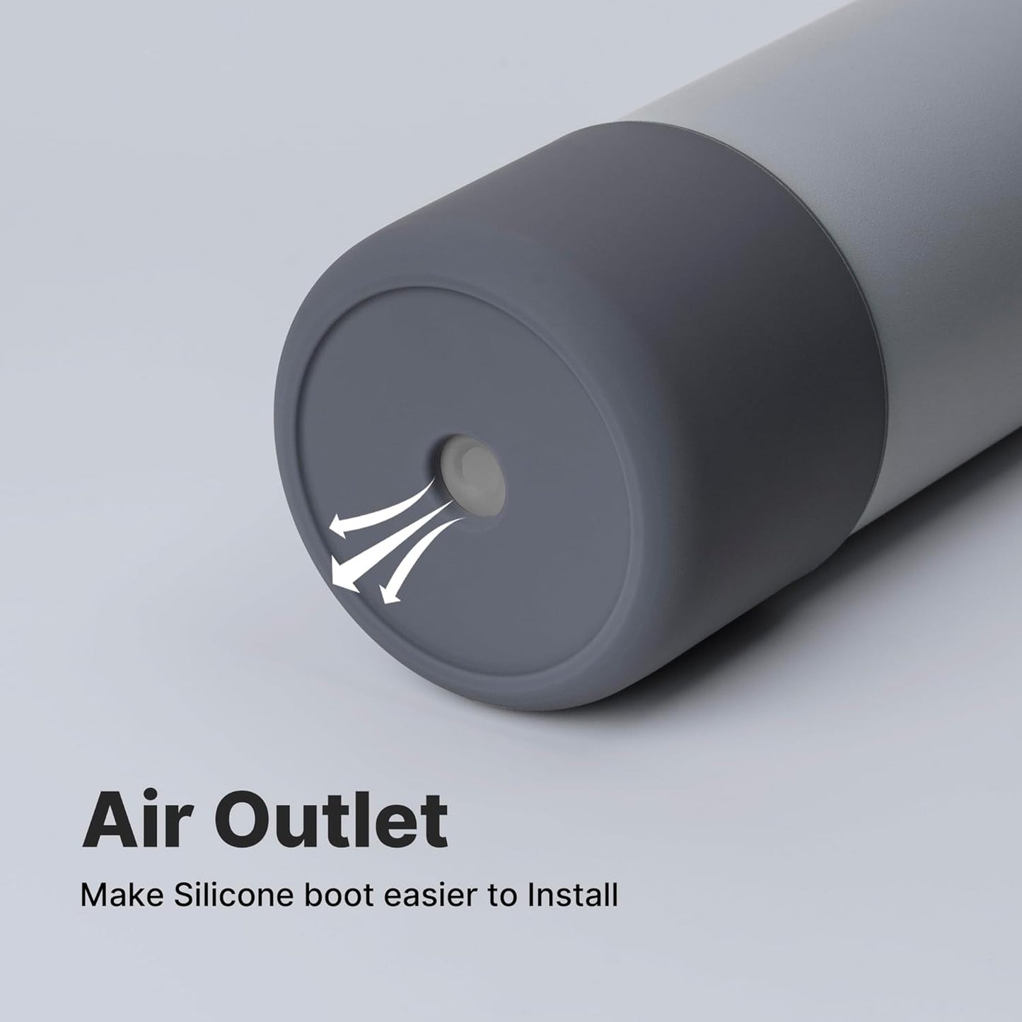 Silicone Boot for 32 oz Owala Water Bottles, Anti-Slip Protective Sleeve for Owala Twist & FreeSip & Flip Insulated Water Bottle, Boot Bottom Base for Owala (Grey)