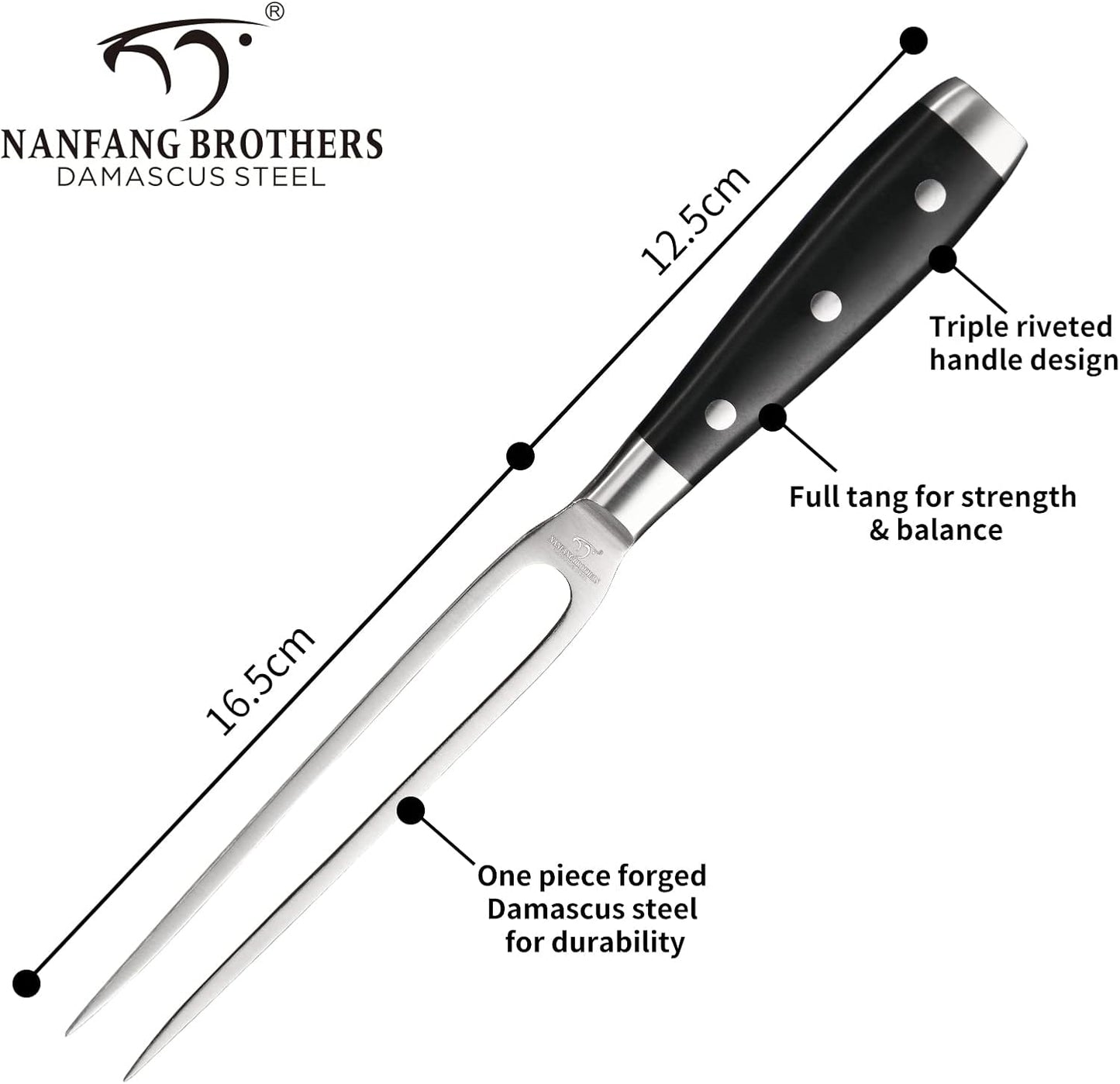 Kitchen Knife Set, 18-Piece Damascus Kitchen Knife Set with Block, ABS Ergonomic Handle for Chef Knife Set, Knife Sharpener and Kitchen Shears, Knife Block Set