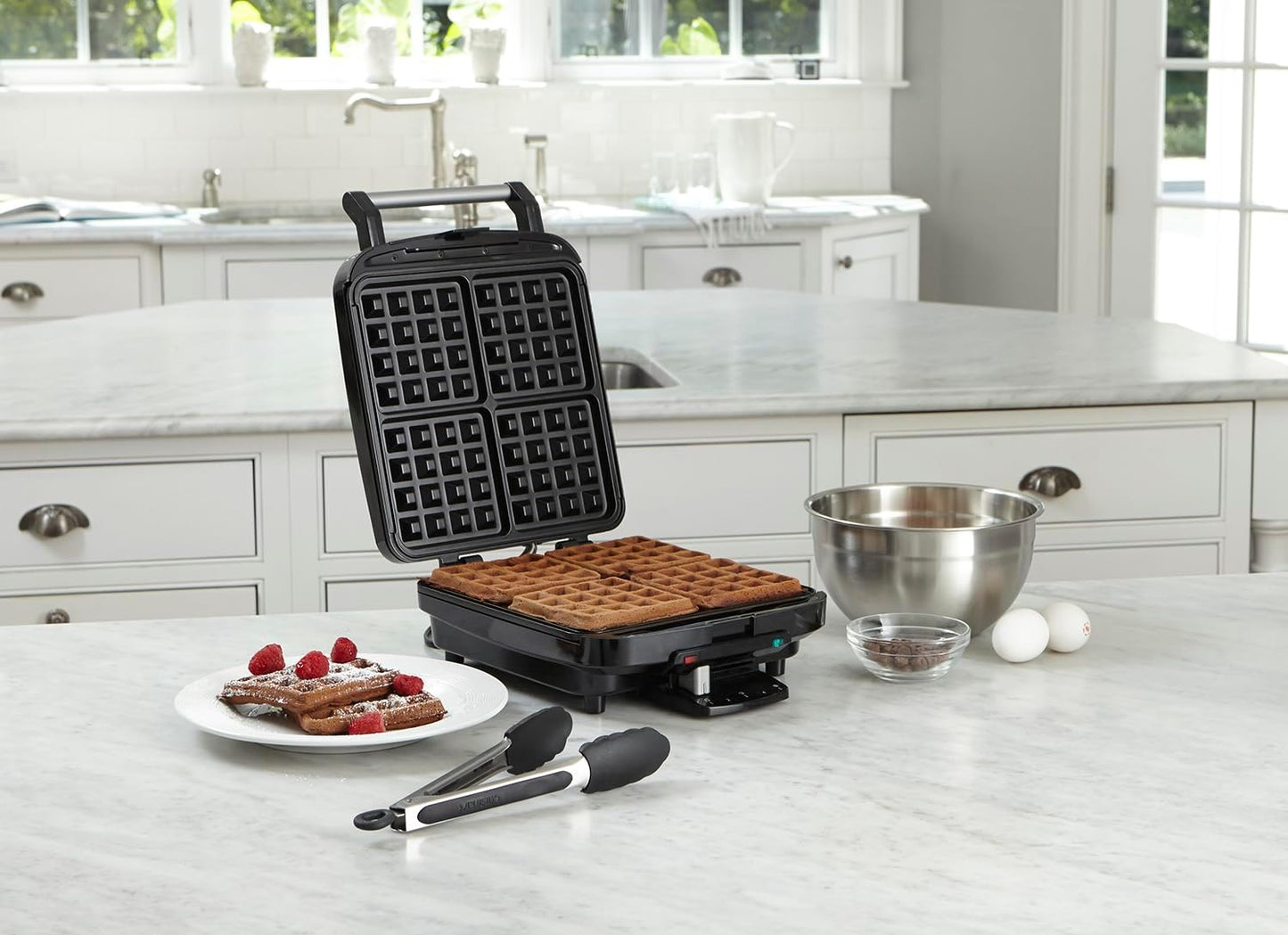 Cuisinart 4 Slice Belgian Waffle Maker - Square, WAF-150NAS