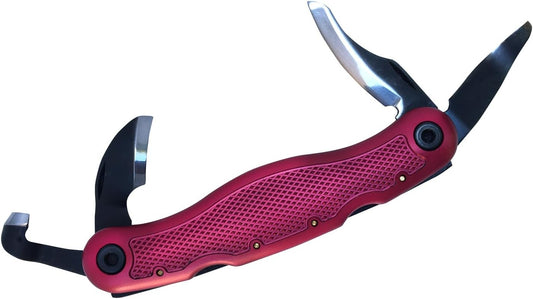 FLEXCUT Spoon Carvin Jack 2.0, Portable Pocket Knife for Wood Carving with 4 Blades, Made in the USA | JKN296