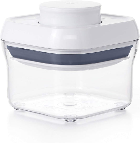 OXO Good Grips POP Small Square Storage Container, 0.3 Quart, White (1106040)