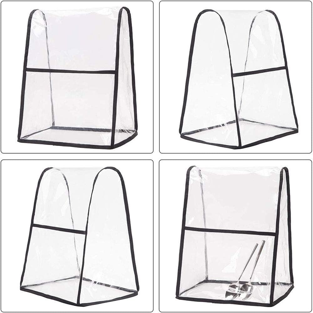 Transparent Cover for KitchenAid Stand Mixer, Large Size Covers with Organizer Bag Compatible 4.5-6 Quart KitchenAid Mixer, Fits All Tilt Head & Bowl Lift Models(Clear)