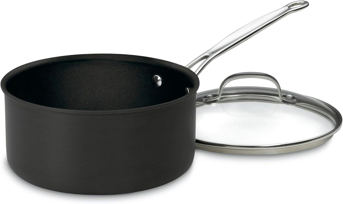 Cuisinart 6194-20 Chef's Classic 4-Quart Nonstick-Hard-Anodized, Saucepan w/Cover