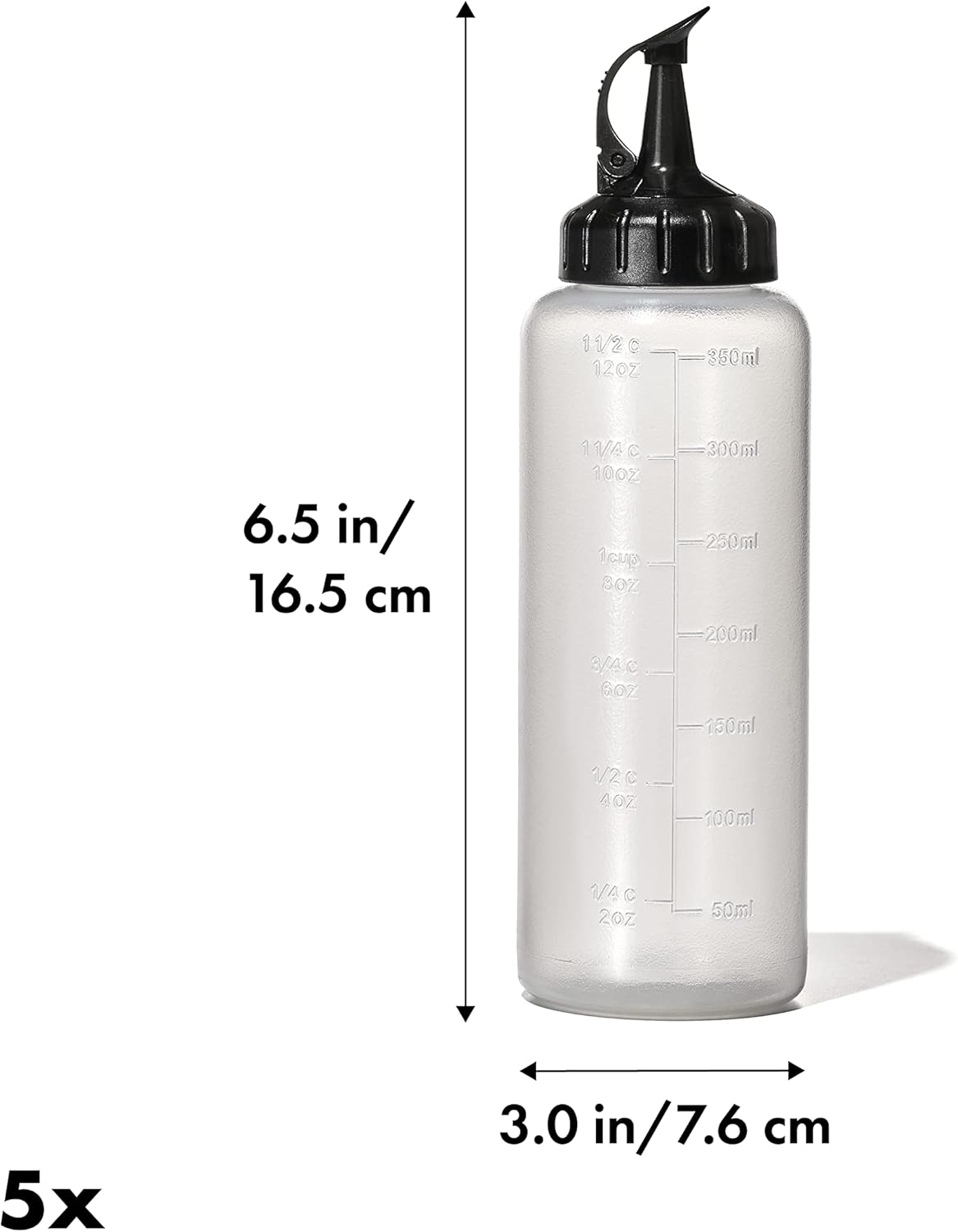 OXO Good Grips Chef's Squeeze Bottle Medium - 5 Pack