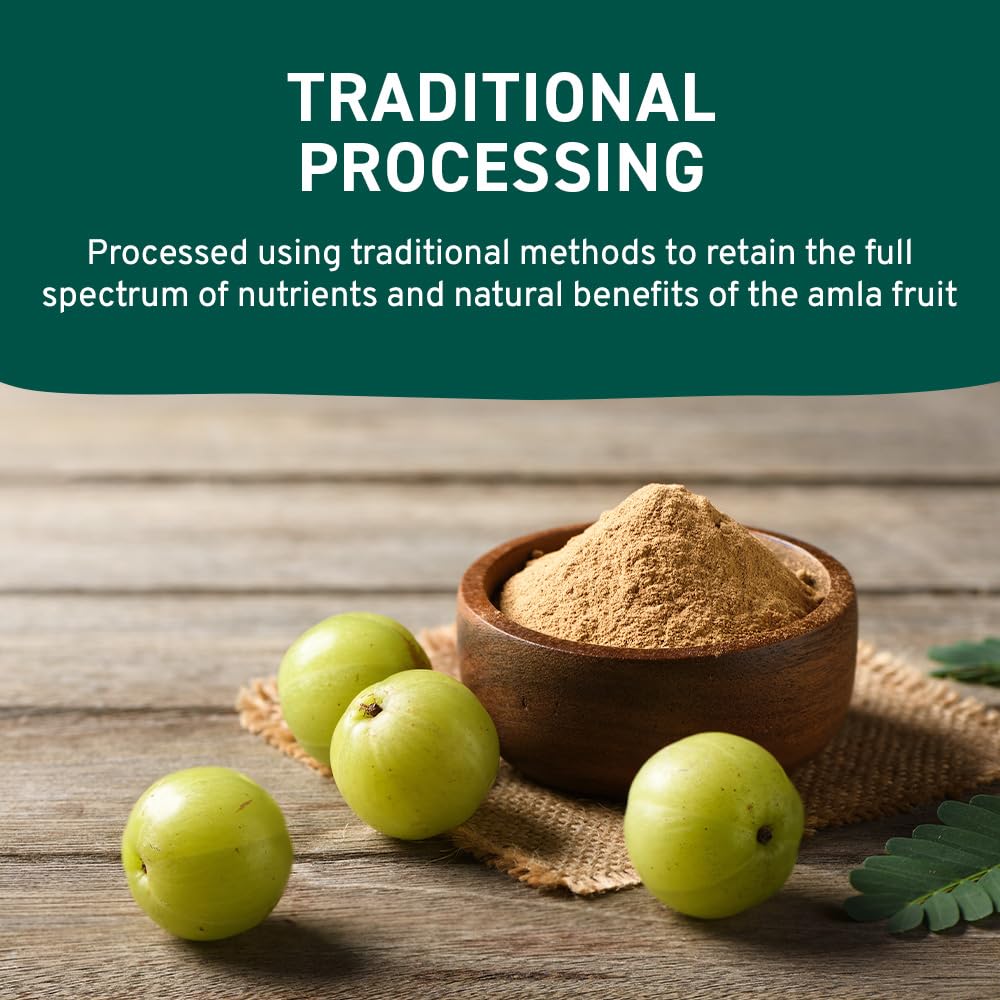 HANDPICK Organic Amla Powder (14oz) Amalaki, USDA Organic, Non-GMO | 100% Raw and Natural - Lab Tested for Purity | Indian Gooseberry Powder | Resealable Zip Lock Pouch