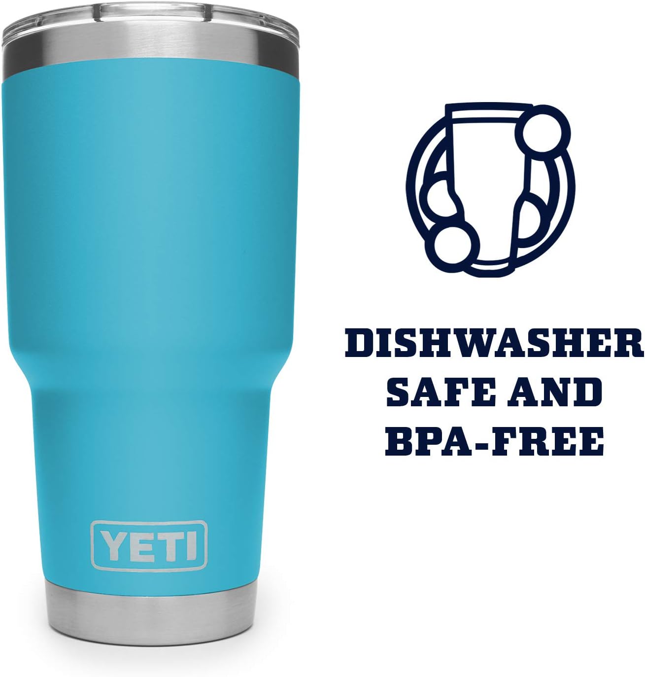 YETI Rambler 30 oz Stainless Steel Vacuum Insulated Tumbler w/MagSlider Lid