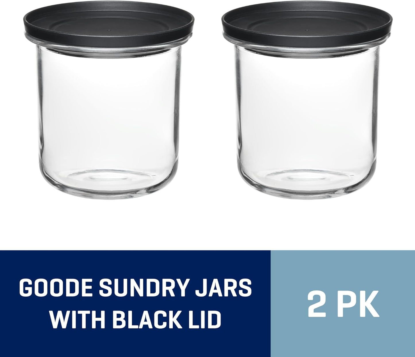 Anchor Hocking 2PK, 3QT Goode Sundry Jar with Lid