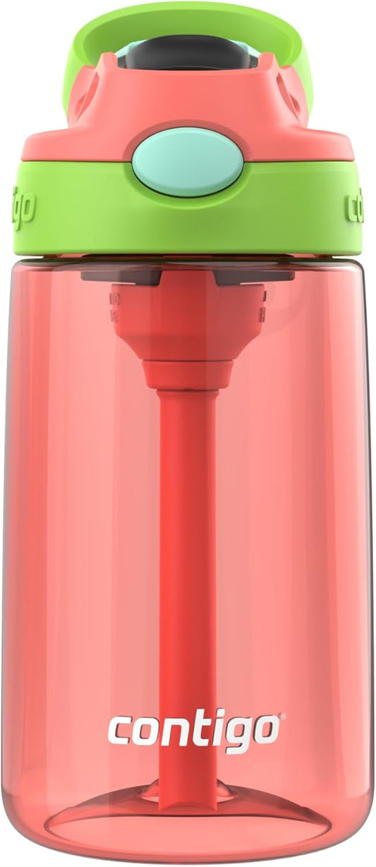 Contigo Kids Water Bottle with Redesigned AUTOSPOUT Straw, 14 oz