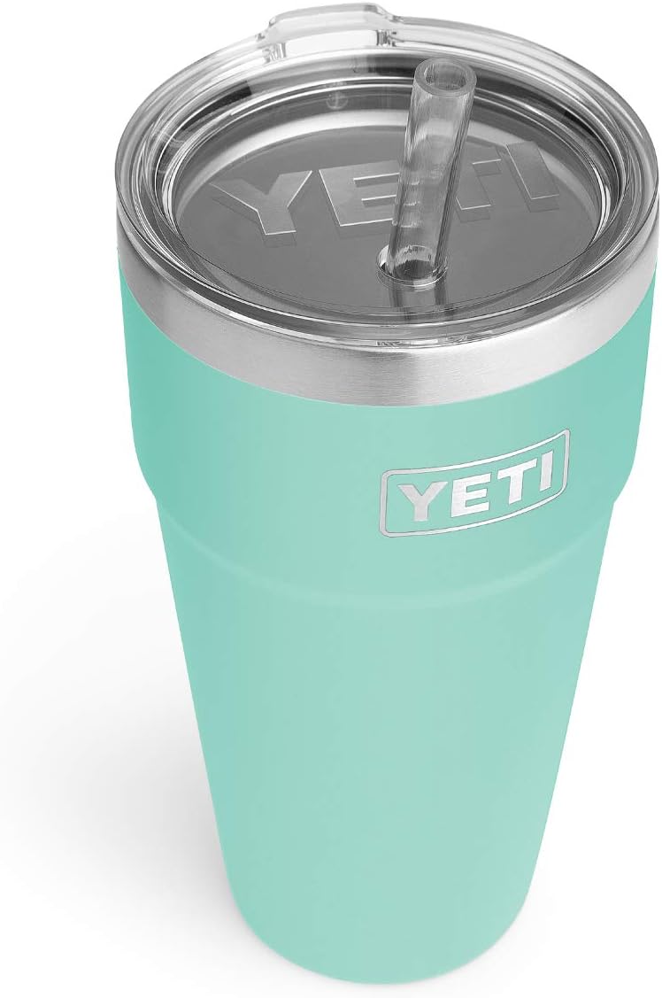 YETI Rambler 26 oz Straw Cup, Vacuum Insulated, Stainless Steel with Straw Lid