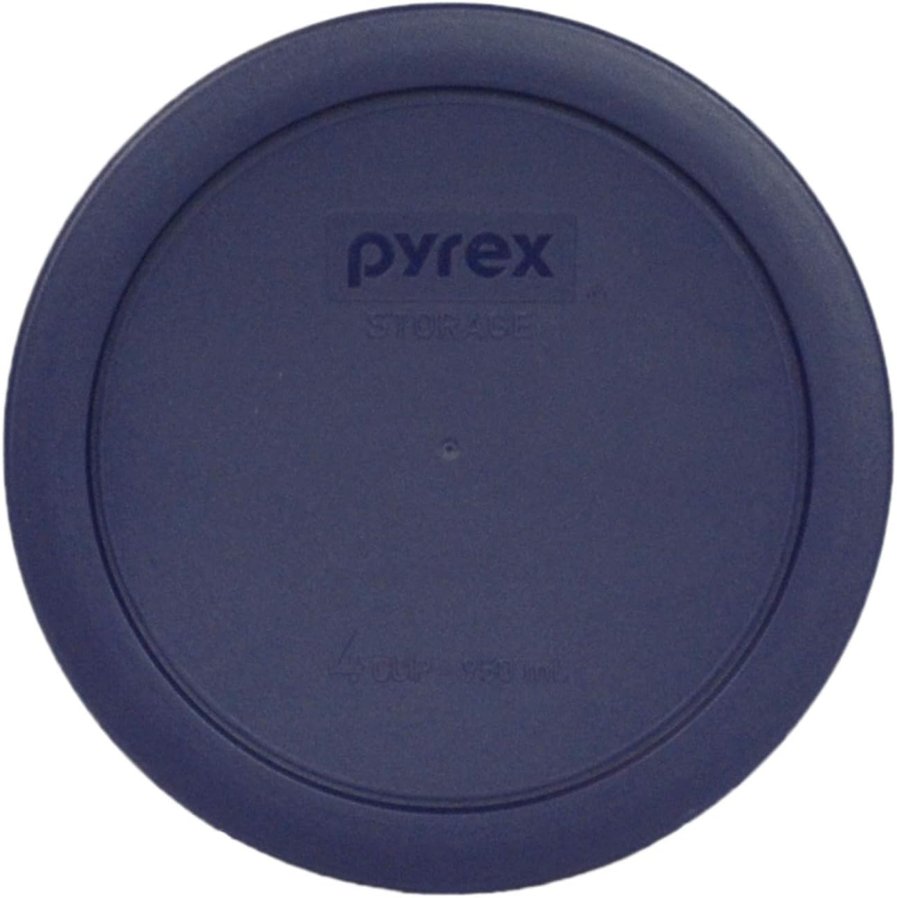 Pyrex Bundle - 3 Items: (1) 7200-PC 2-Cup, (1) 7201-PC 4-Cup, (1) 7202-PC 1-Cup Blue Plastic Lids Made in the USA
