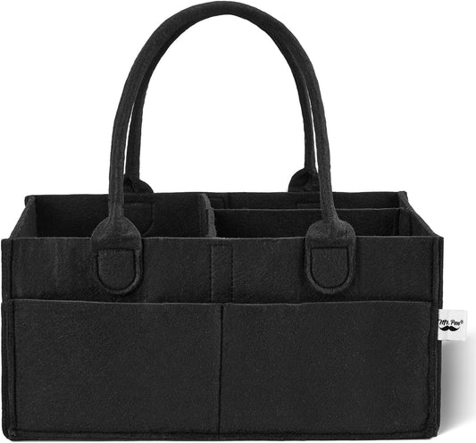 Mr. Pen Baby Diaper Caddy - Black Car Diaper Organizer, Portable Baby Caddy for Nursery & Changing Table