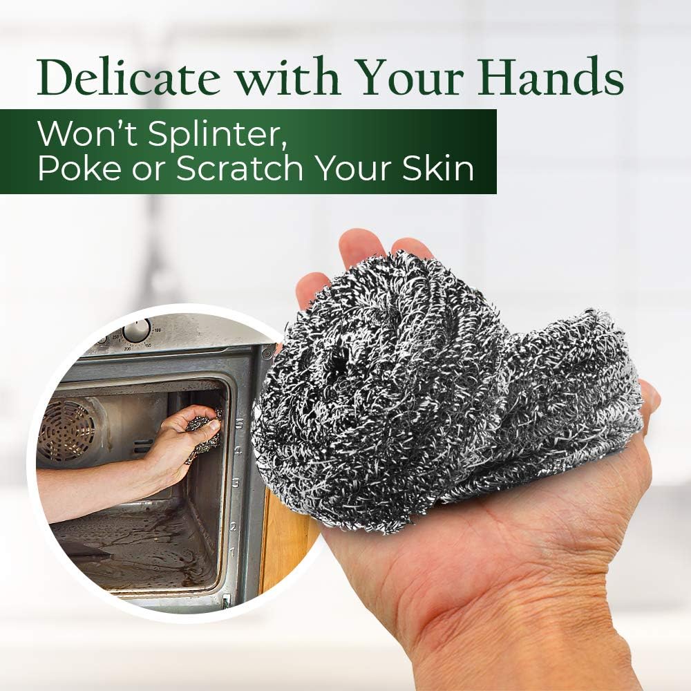 Stanley Home Products Stainless Steel Kitchen Scouring Cleaners (6 Cleaners Included)