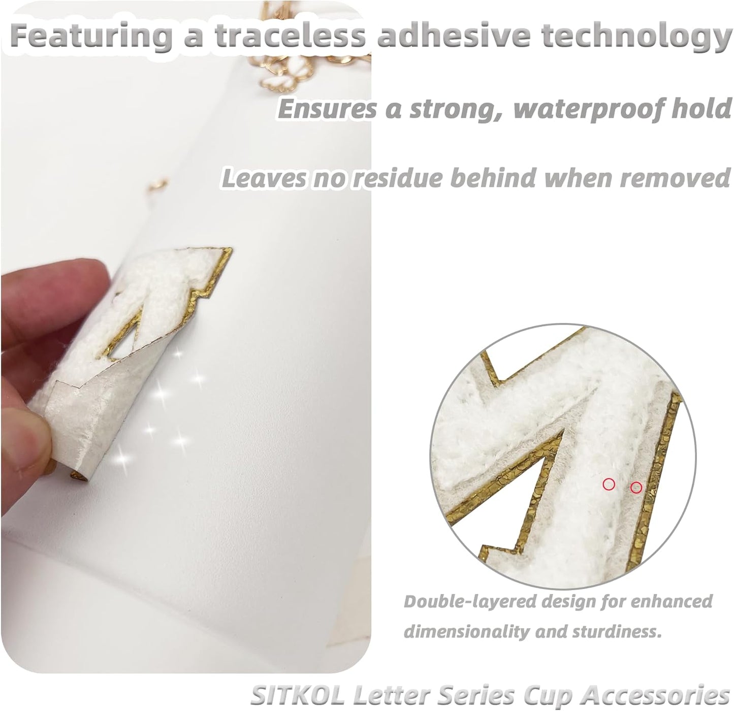 SITKOL Silicone Boot Cute Monogram Set Compatible with Owala Water Bottle 24 oz, 32 oz, 40 oz - Perfect Letter Owala Accessories for Owala Tumbler, Owala Free Sip, Pink Owala, Black Owala