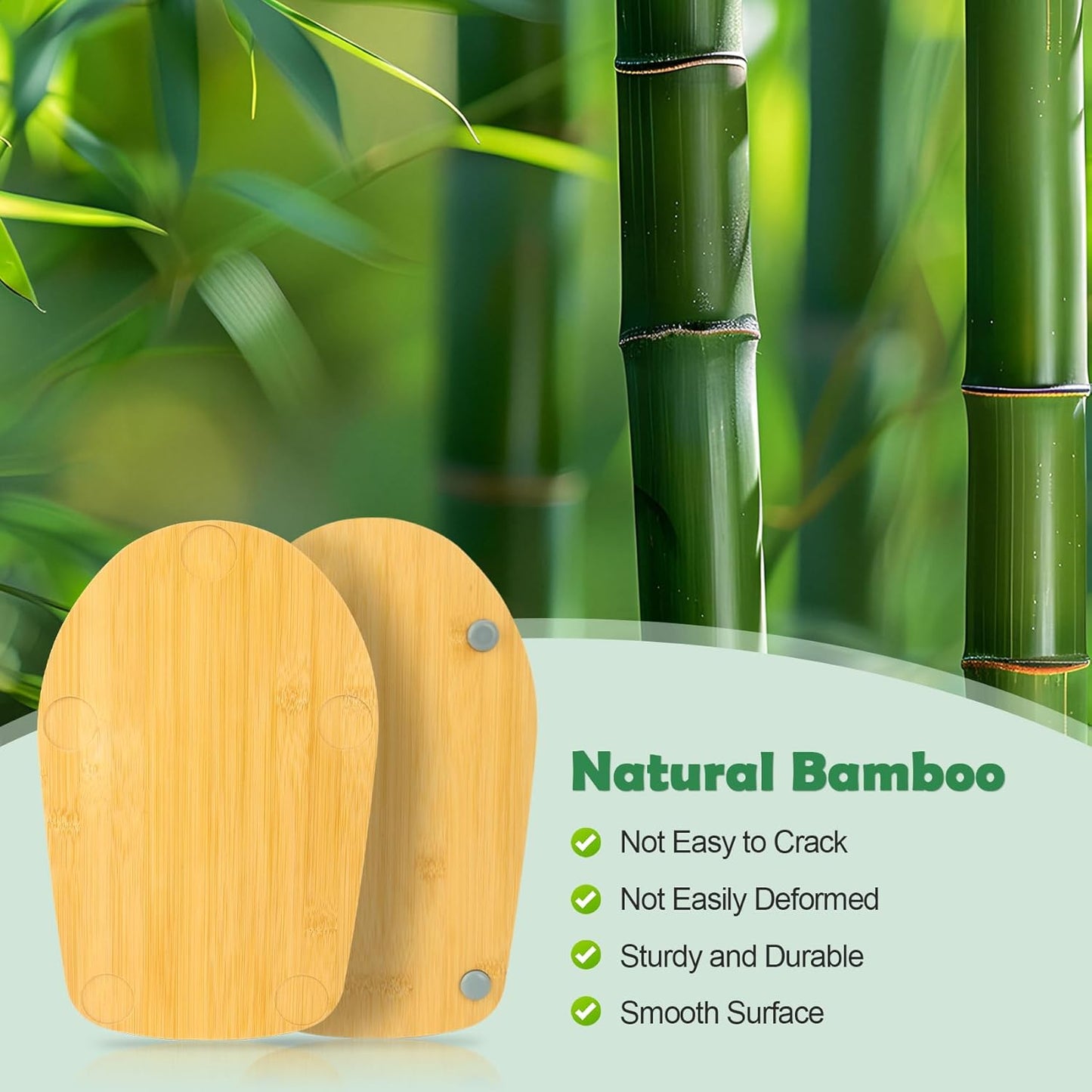 Compatible with Kitchen aid 4.5-5 Qt Bamboo Mixer Slider - Appliance Slider for Tilt Head Kitchen aid Stand Mixer Artisan, Countertop Storage Mover Sliding Tray (4.5-5 Qt with Foot Slot - Natural)