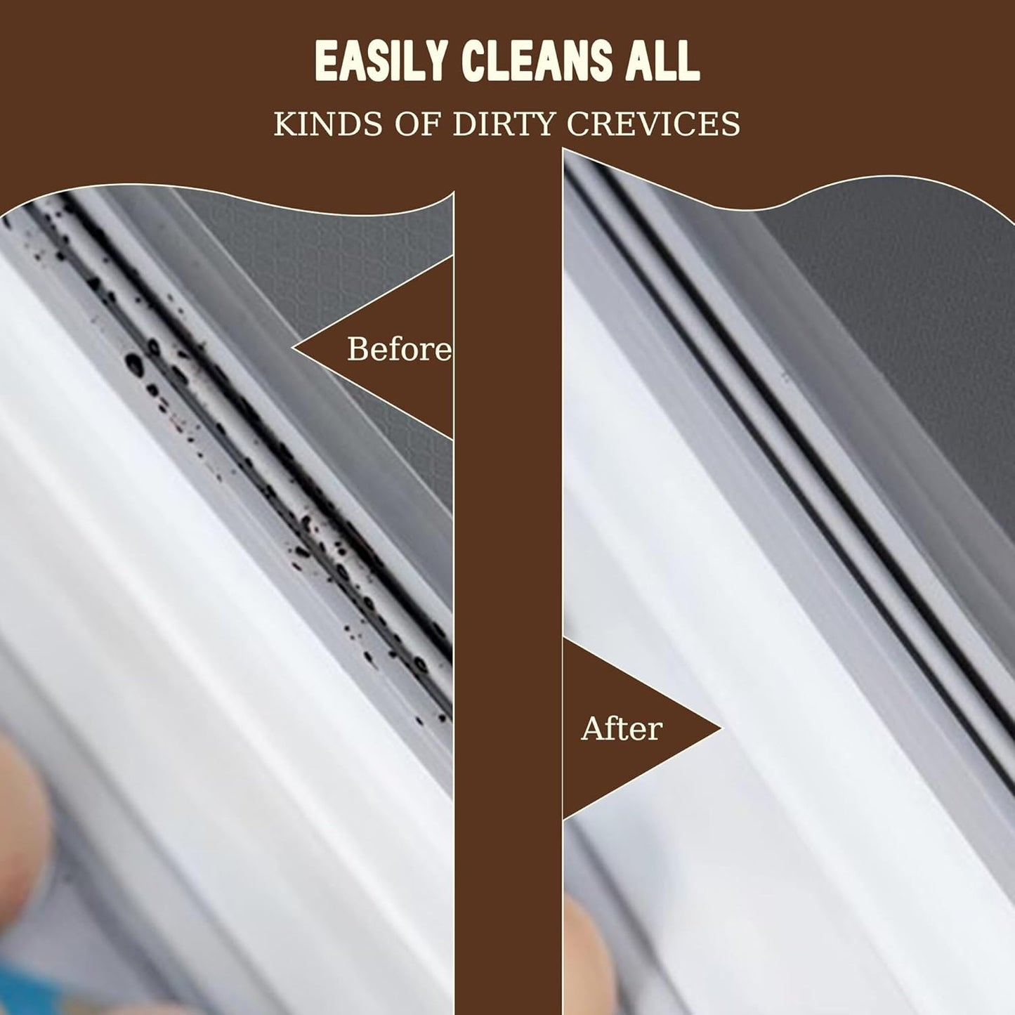 3Pcs Crevice Cleaning Brush Tool Grout Brush Cleaning Supplies, Home Essentials Bathroom Multifunctional Gap Scrub Hard Bristle Brushes for Household Use (Black Cleaning Brush-B)