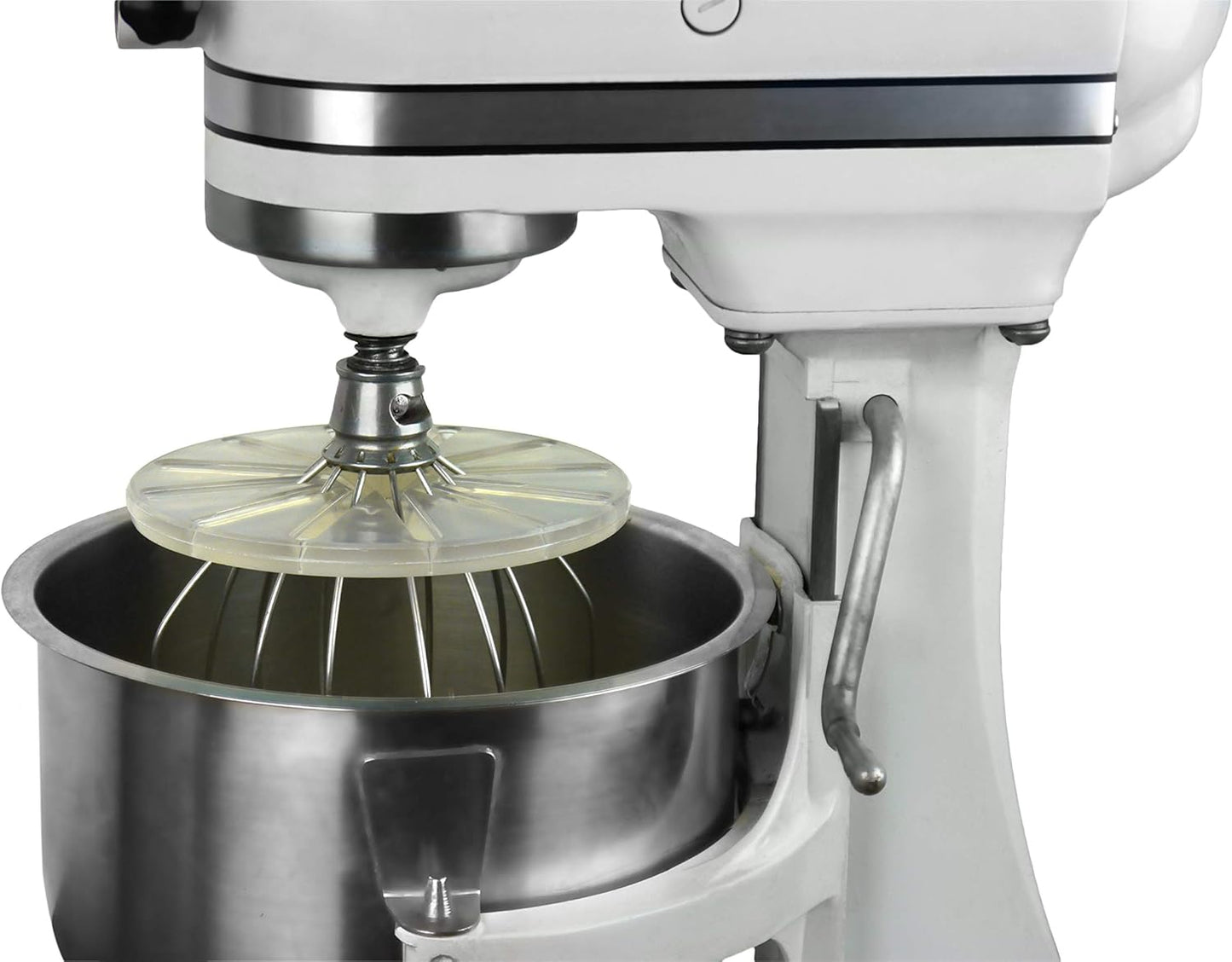 Whisk Wiper® PRO compatible with KitchenAid Bowl-Lift Stand Mixers - Mix Without The Mess - The Ultimate Stand Mixer Accessory - Only Compatible With 6-Wire Whisks (Color: Clear)