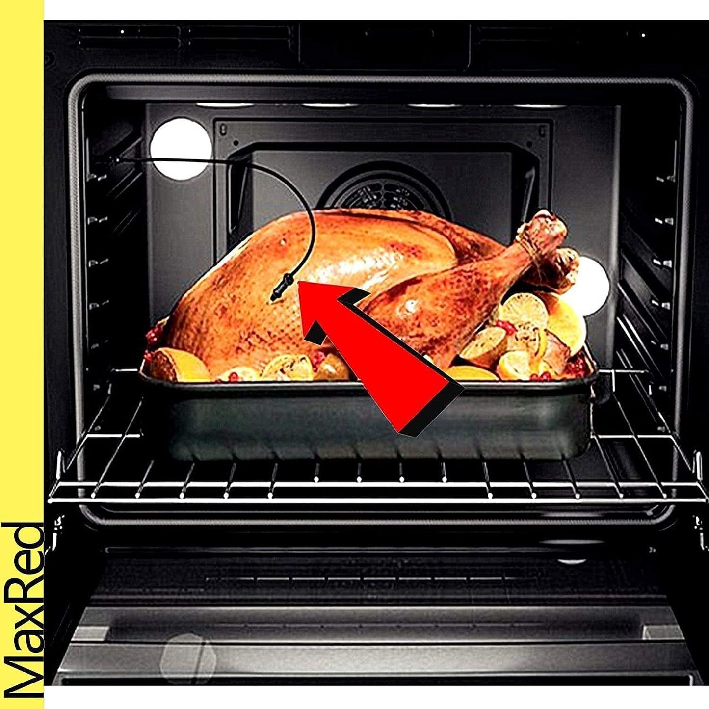 3150144 Meat Probe Thermometer Gauge Thermistor Replacement for Whirlpool, Sears Kenmore Maytag, KitchenAid, Jenn-Air, Amana, Magic Chef, Admiral, Norge, Roper Range Oven, Baker, Microwave