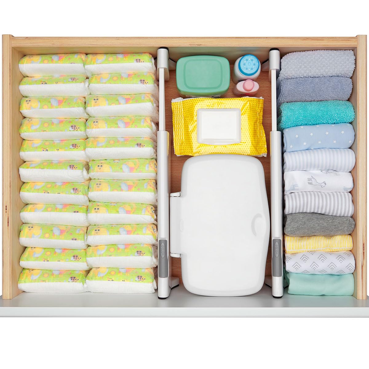 OXO Tot Expandable Dresser Drawer Divider - 4 pack