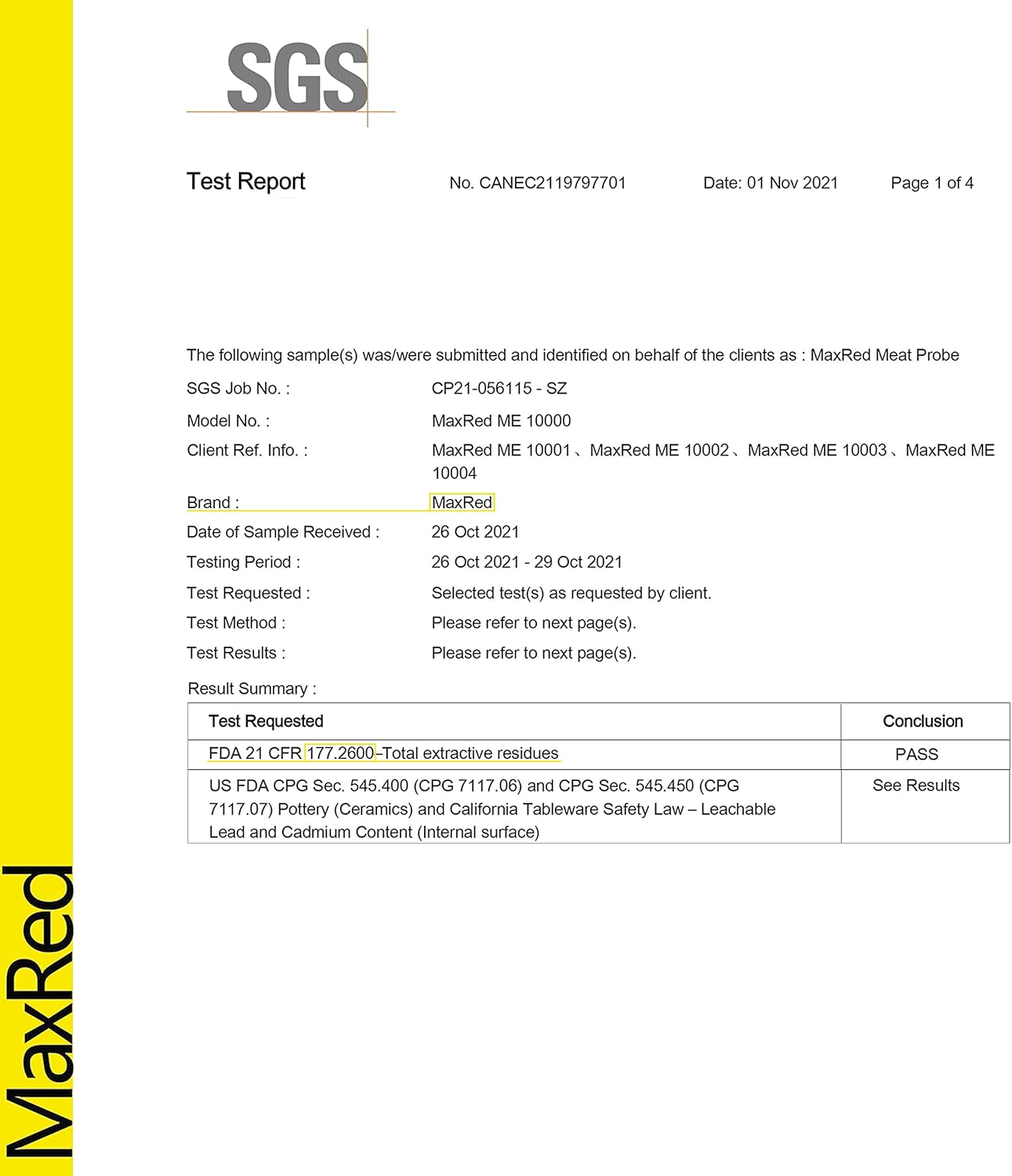 318601302 Meat Probe Thermometer Gauge Thermistor Replacement for Electrolux, Frigidaire, Kenmore, Sears, Samsung Range Stove, Oven, Grill, Baker, Microwave Combo