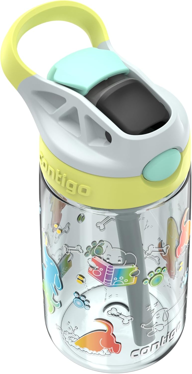 Contigo Kids Water Bottle with Redesigned AUTOSPOUT Straw, 14 oz