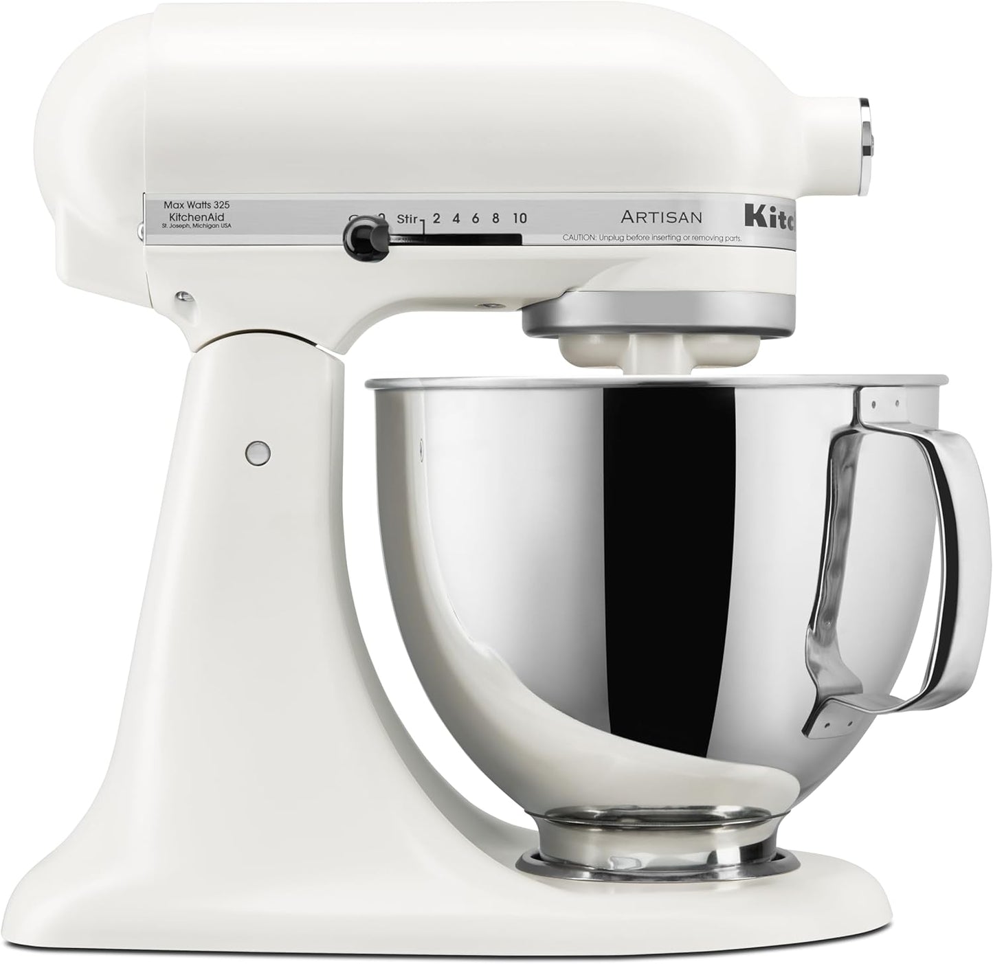 KitchenAid Artisan Series 5 Quart Tilt Head Stand Mixer, KSM150PS, Porcelain