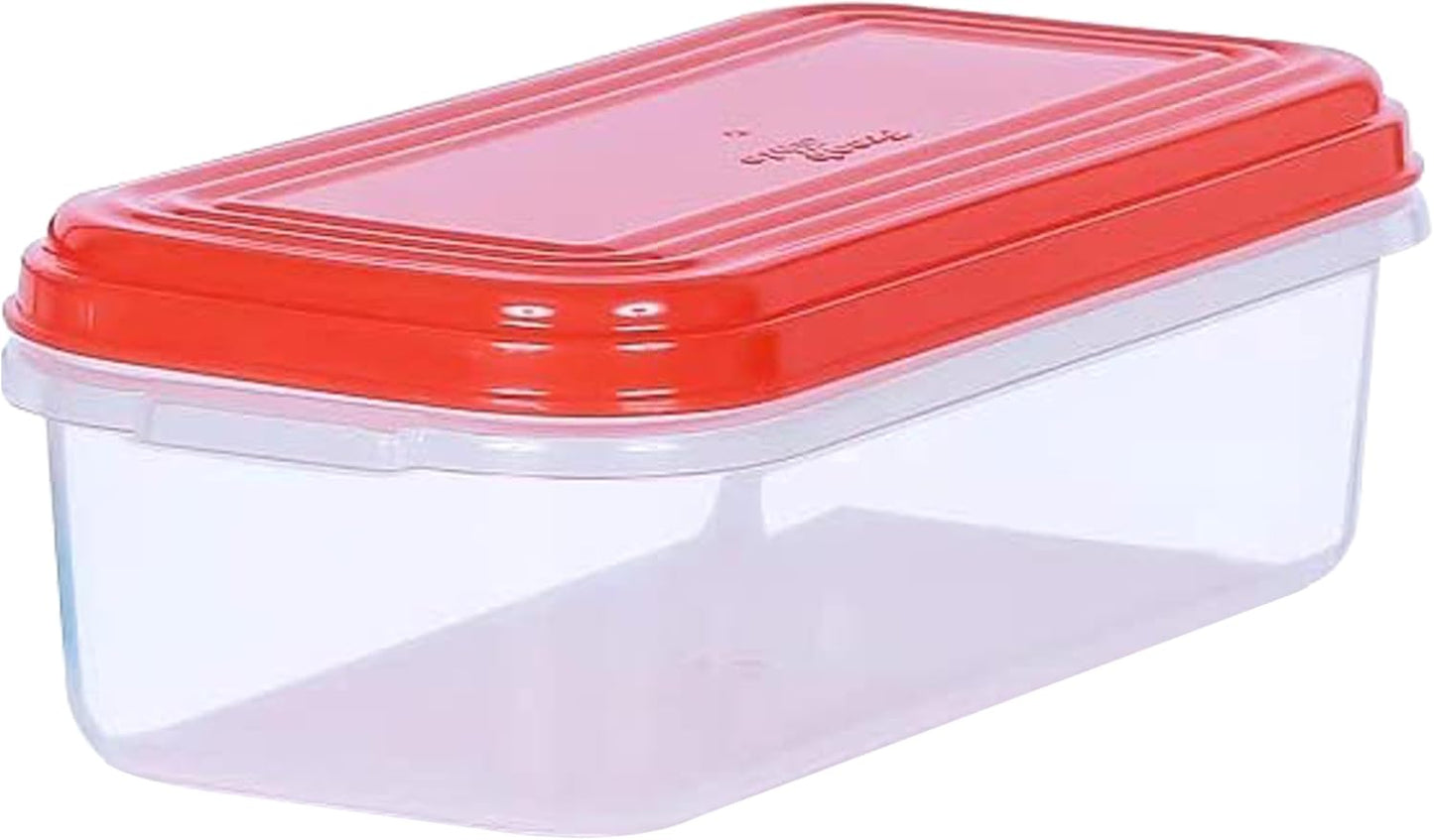 ARSUK 8OZ Small Food Containers with Lids 16 Pack - Reusable 1 Cup BPA Free Plastic Storage Containers for Snacks, Leftovers, Portion Control & Meal Prep - Leakproof, Microwave, Fridge & Freezer Safe