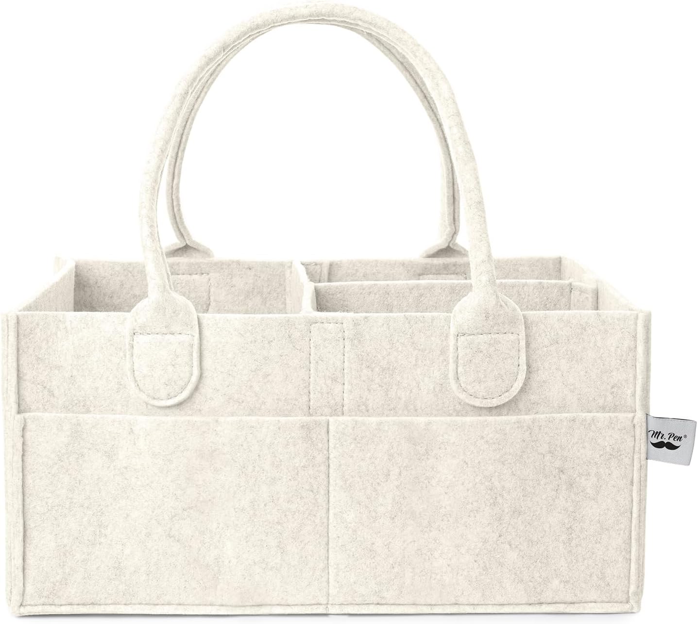 Mr. Pen- Baby Diaper Caddy Organizer, Beige, Baby Organizer, Car Diaper Caddy