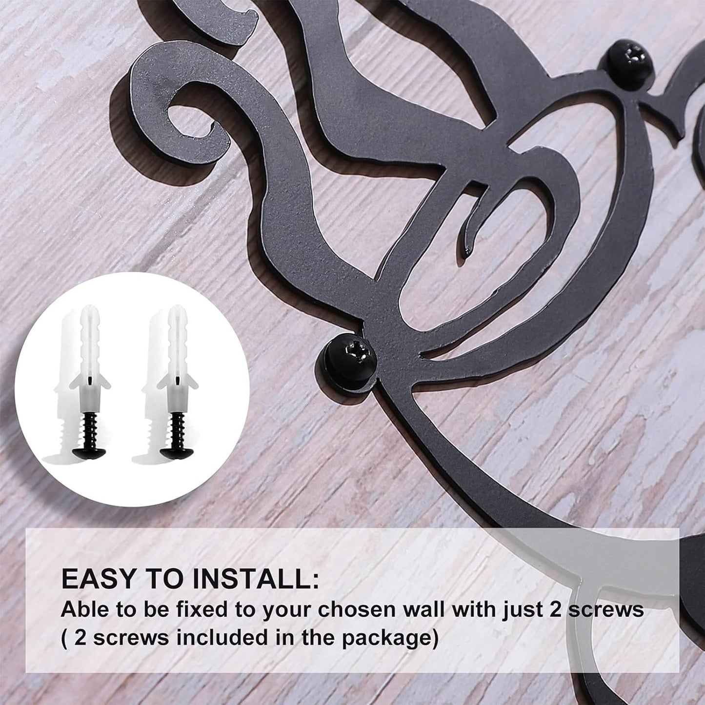 Coffee Cup Metal Wall Art, Farmhouse Kitchen Restaurant Decor Coffee Bar Sign, Black