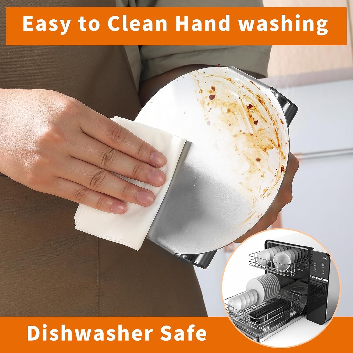 ALLTOP Smash Burger Press,Stainless Steel Non-Stick Smasher Hamburger Press Patty Maker for Flat Top Griddle,Grill,BBQ,Kitchen - Round Accessory (6.2 inch)