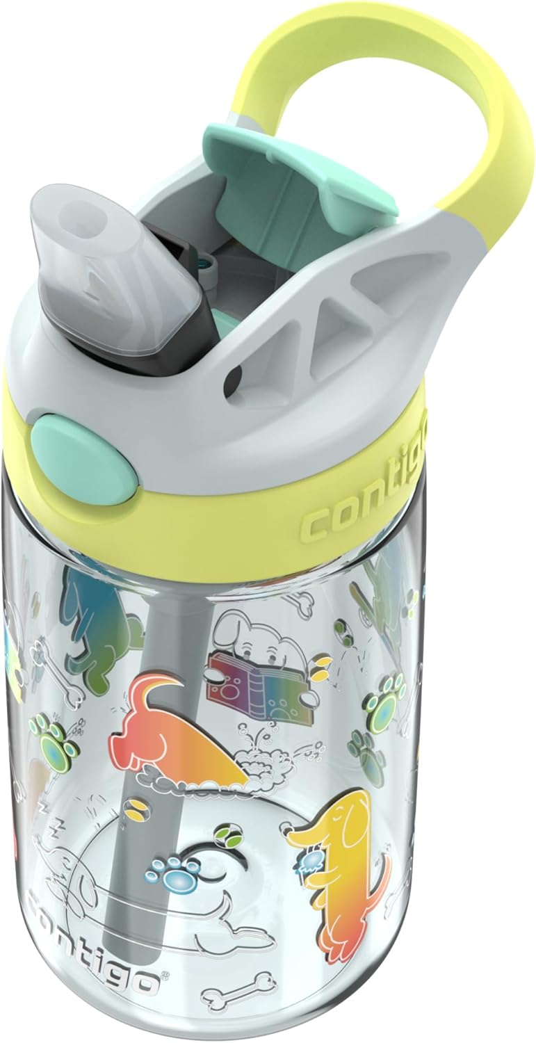 Contigo Kids Water Bottle with Redesigned AUTOSPOUT Straw, 14 oz