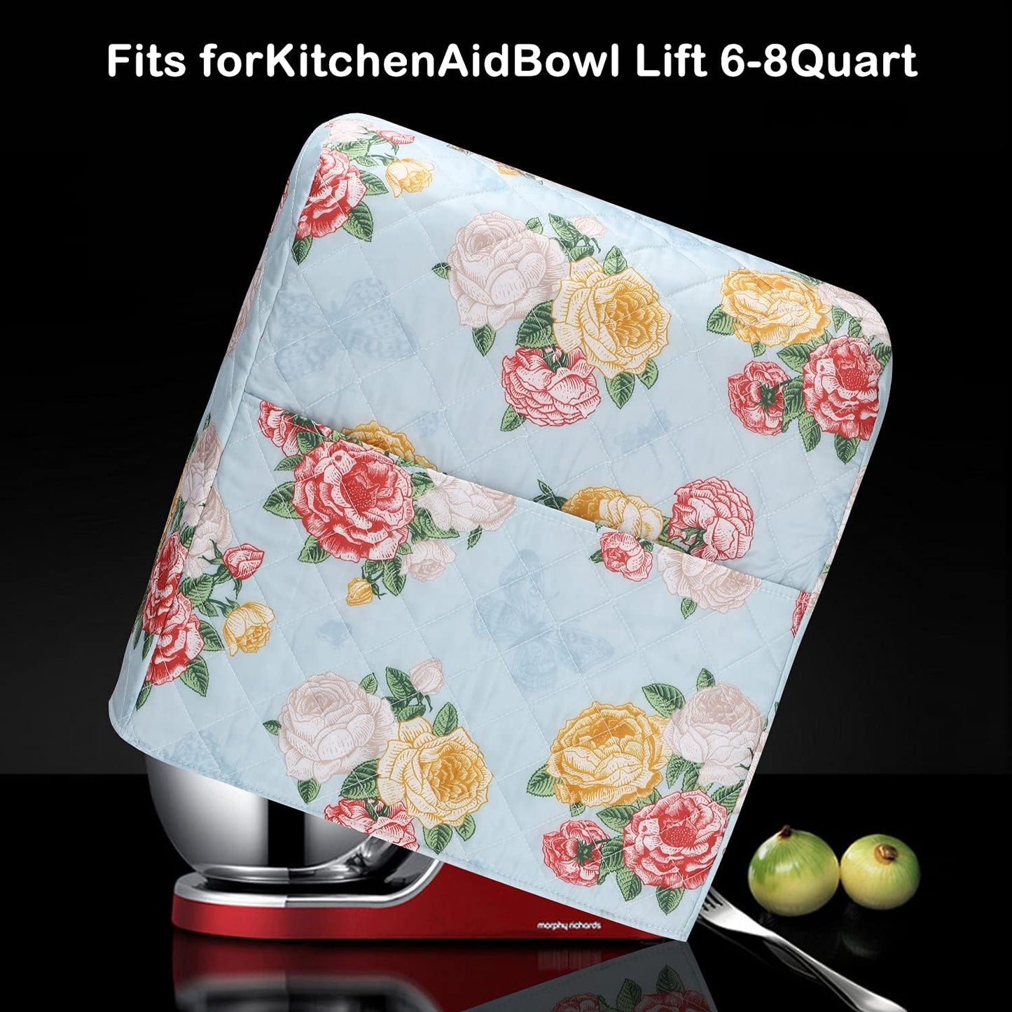 Kitchen Aid Mixer Cover For Woman Pioneer Compatible with 6-8 Quarts Hamilton Stand Mixer/Tilt Head & Bowl Lift Model,Floral Print Accessories