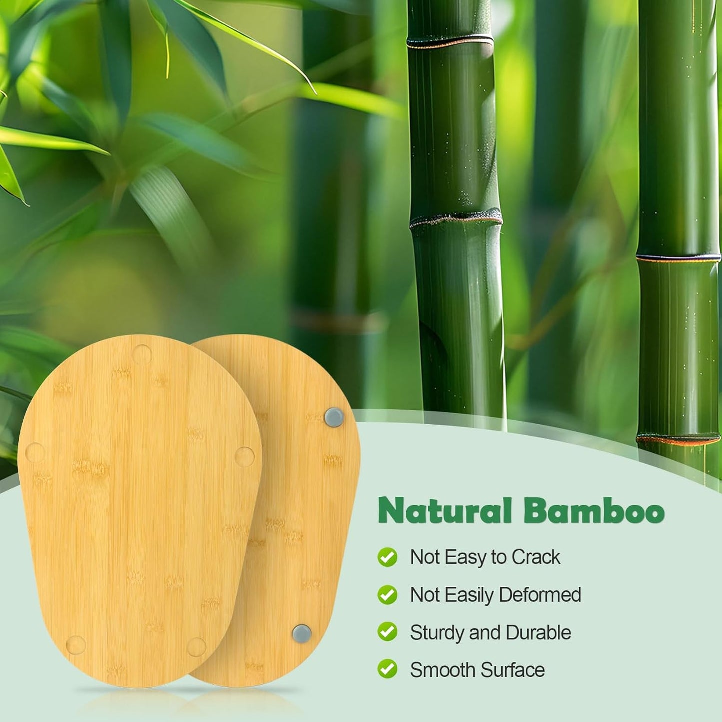 Bamboo Mixer Slider Compatible with Kitchen aid Bowl Lift 5-8 Qt Stand Mixer - Kitchen Countertop Storage Mover Sliding Caddy for Kitchen Aid 5-8 Qt Mixer (5.5-8 Qt with Foot Slot - Natural)