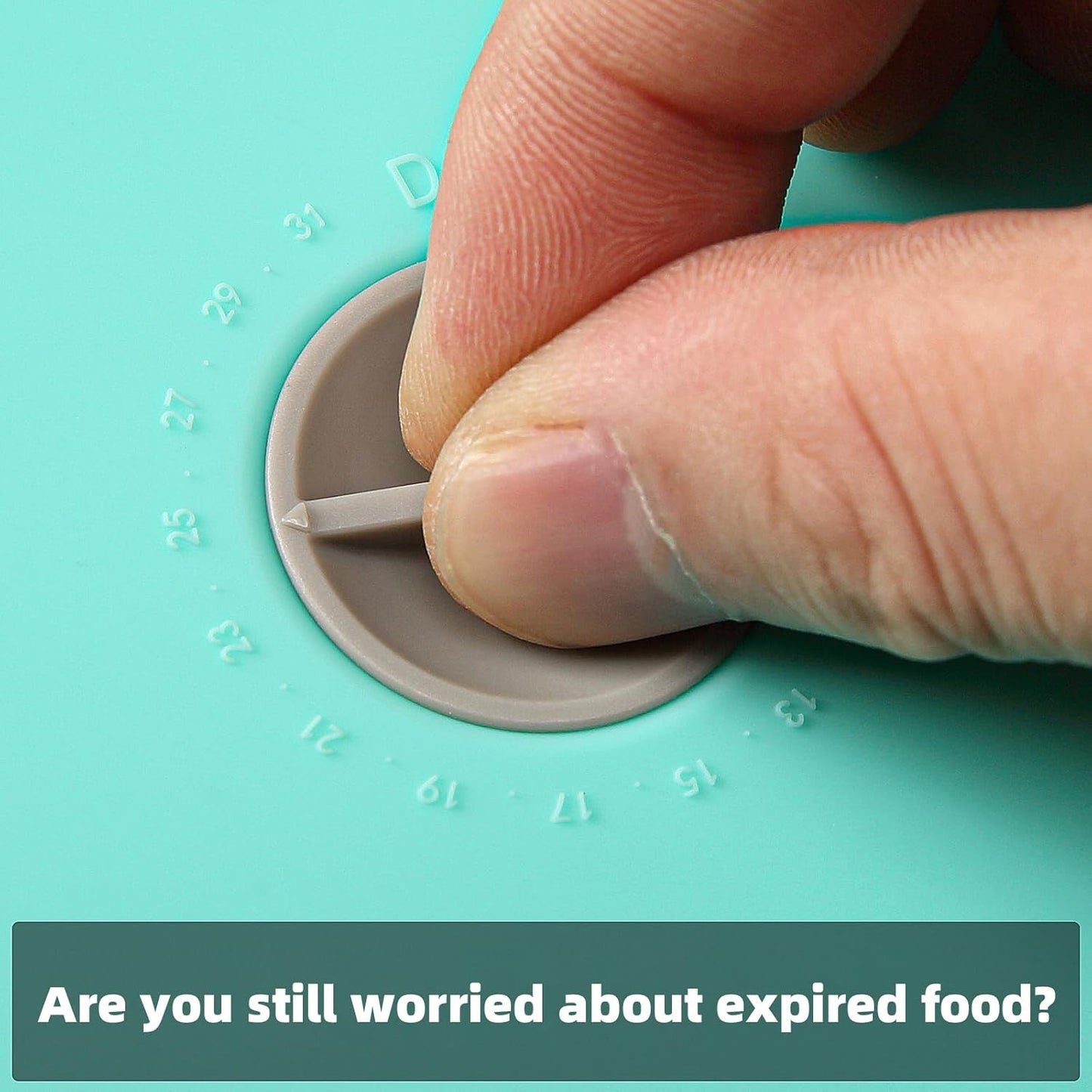 Replacement Lids for Pyrex 7200-PC 2 Cup, Silicone Round Storage Cover Lid for Anchor Hocking Glass Bowl 2 Pack with Date Mark Turquoise