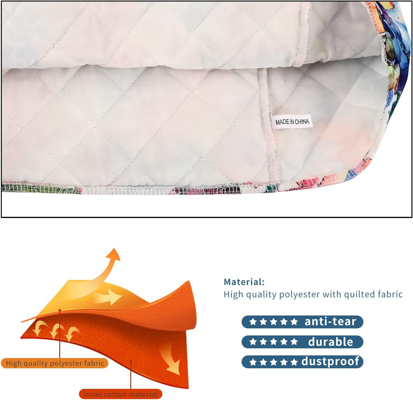 Kitchen Aid Mixer Cover,Kitchen Stand Mixer Cover Compatible With 5-8 Quart Kitchenaid Hamilton Mixers,Kitchen Aid Covers for Stand Mixer With Pockets,Kitchen Aid Mixer Assecories