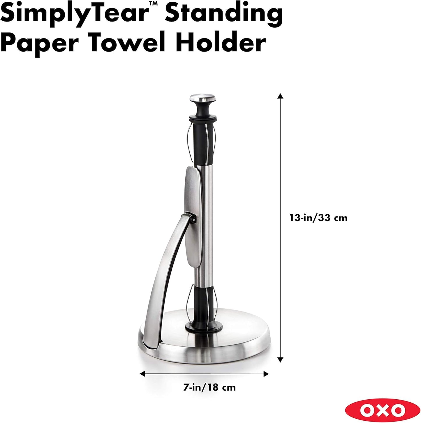 OXO Good Grips SimplyTear Paper Towel Holder Countertop