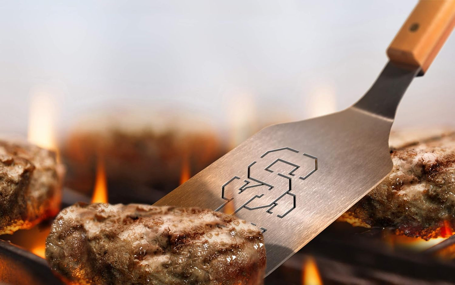 YouTheFan NCAA Classic Series Sportula Stainless Steel Grilling Spatula