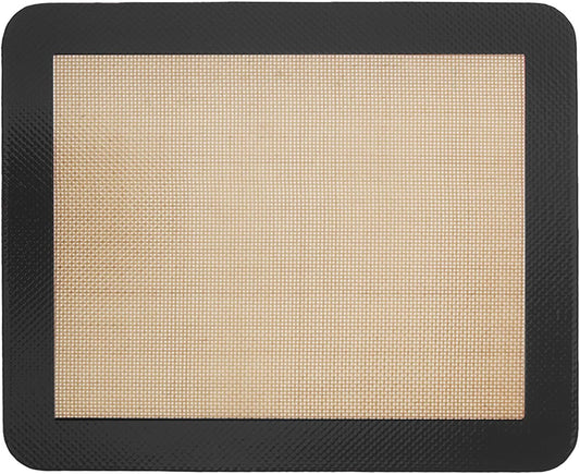 Silicone Baking Mats for 12 Inch Cake Pan/12x12 Cheesecake Pan/Toaster Oven Air Fryer Liner, 11.75"Square Food Grade Silicone Mats (Black, 1x Silicone Baking Mats for 9 x11")